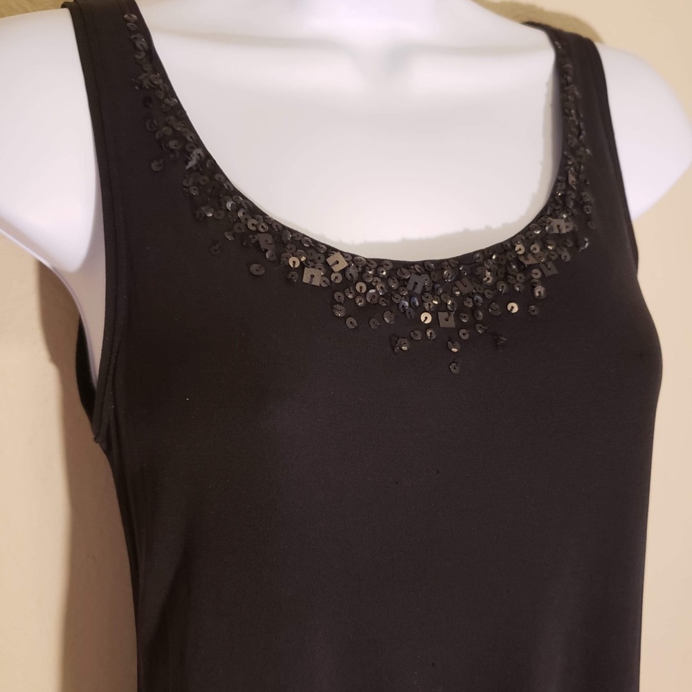 ๐ Eileen Fisher 100% silk black top - Picture 2 of 5